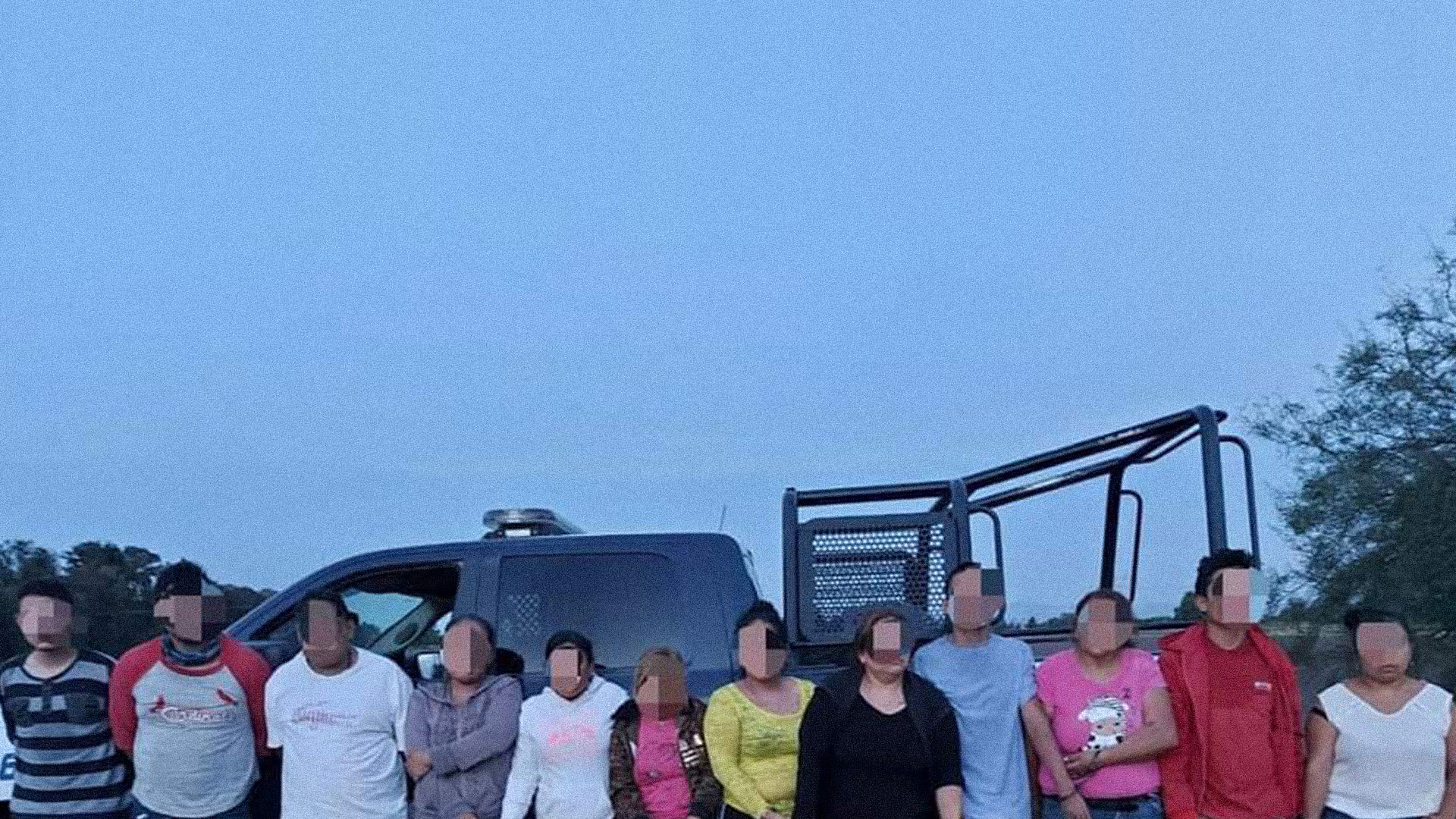 Personas detenidas en operativo contra El Marro