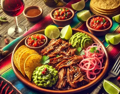 Las carnitas. Imagen generada con IA