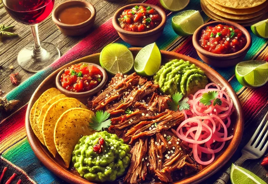 Las carnitas. Imagen generada con IA